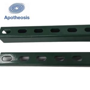 頑丈なスロット付きUnistrutチャネル-電気コンジットサポートRail41 * 41mm 41 * 21mm... - Product Image 2