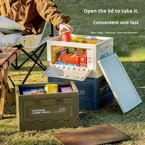 Caja de Almacenamiento Plegable para Automóvil SUV, Organizador de Maletero Plegable, Cesta Interior Portátil para Automóvil - Product Image 2