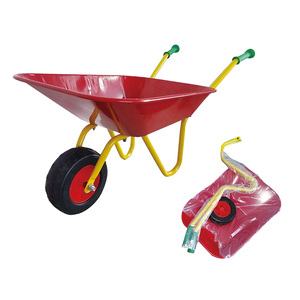 WB0102メタルミニチャイルドキッズおもちゃ手押し車ホイール手押し車キッズチルドレンガーデン - Product Image 1