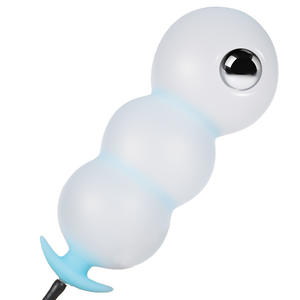 Extra grande luminoso Anal Plug juguete sexual inflable hombre mujer cámara trasera masturbador Anal expansor <span class=keywords><strong>bolas</strong></span> - Product Image 1