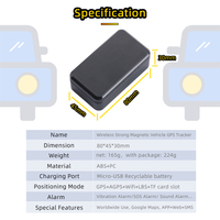 Pelacak GPS mobil GSM GPRS, alat pelacak GSM magnetik kuat, pelacak GPS mobil Waktu Nyata untuk pelacakan perekaman, sepeda motor, kendaraan, mobil
