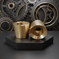 Pièces de rechange de turbine en cuivre usinées CNC sur mesure de haute qualité, non standard, grandes dimensions, et bagues en bronze résistantes à l'usure pour machines.