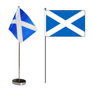 Gahumi Scotland bảng cờ 9 "x 6"- Scottish Máy tính để bàn bàn cờ Bảng hiển thị với gậy & căn cứ - Product Image 1