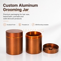 Pot en aluminium en gros pour l'emballage de produits nutraceutiques, conteneur métallique personnalisé pour capsules, comprimés et poudres