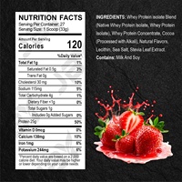 Poudre de protéines de lactosérum 100% de haute qualité JBY pour adultes, complément nutritionnel pour la remise en forme et la musculation, favorisant la croissance musculaire