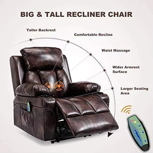 Rocking Glider sofa ngồi có thể ngả sofa với bộ nhớ bọt PU phải đối mặt với Salon đồ nội thất đa chức năng ghế - Product Image 2