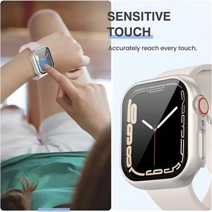 เคสกระจก OEM สำหรับสมาร์ทวอทช์ ป้องกันรอยนิ้วมือ ป้องกันรอยขีดข่วน ฟิล์มกันรอยหน้าจอสำหรับ Apple Watch Series 38/40/42/44/46MM - Product Image 5