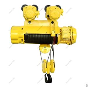 Elektrischer Hebezeug-Einzelträger-Laufkran 1T-20T Kapazität 380V Motorisierter Wagen Fahr draht kabel aufzug Metalls tahl - Product Image 4