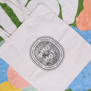 Bolsa de Mano de Lona de Algodón Personalizada al por Mayor, con Doble Asa, para Uso Diario, Reutilizable, con Logotipo Impreso - Product Image 2