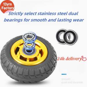 Super Heavy Duty Castor Wheels Gummireifen ISO Versand behälter Lenkräder - Product Image 3