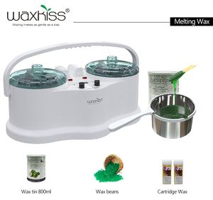 Chauffe-cire professionnel WAXKISS 4 en 1, double pot et double cartouche, 800 ml*2+100 ml*2, grande capacité, pour usage en salon - Product Image 2