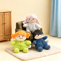 Porte-clés en peluche personnages mignons Planet Baby, plusieurs couleurs, mini poupée en peluche, breloque de sac, pendentif en peluche doux pour cadeau, vente en gros