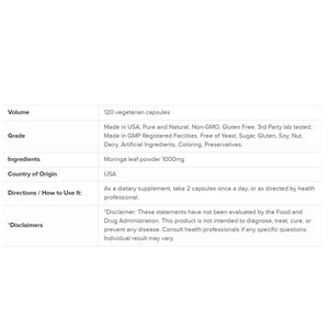 Nhãn hiệu riêng khỏe mạnh bổ sung <span class=keywords><strong>Moringa</strong></span> lá bột tự nhiên <span class=keywords><strong>Moringa</strong></span> chiết xuất rau <span class=keywords><strong>Moringa</strong></span> viên nang - Product Image 5