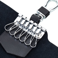 Porte-clés en cuir de vachette de Guangzhou, vente directe d'usine, cadeau pour homme, porte-clés de voiture à suspendre à la ceinture pour femme, modèle CL-Y025