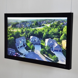 Pantalla LCD Colgante para Tiendas, Soporte para Agencias, Exhibición <span class=keywords><strong>Inmobiliaria</strong></span>, Máquina de Publicidad para Escaparates, Funcionamiento Paralelo Multidispositivo - Product Image 2