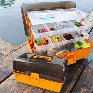 Nuevo Kit de Señuelos de Pesca de 547 Piezas, Señuelos Artificiales Crankbait, Minnow, Popper, Vib, Duros y Blandos, Hechos de ABS Resistente - Product Image 1