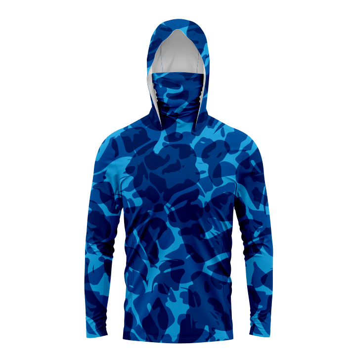 Camouflage blue