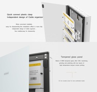 Boîte de distribution métallique pour disjoncteurs 3 rangées, maison intelligente pour disjoncteurs et modules intelligents