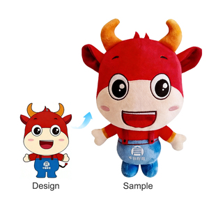 Convierte tu diseño en un peluche personalizado con relleno de algodón PP, certificado CE, modificación gratuita - Product Image 1