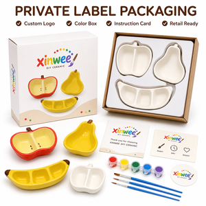 Plato <span class=keywords><strong>de</strong></span> Cerámica/Porcelana <span class=keywords><strong>para</strong></span> Servir, Estilo Adorable, Apto <span class=keywords><strong>para</strong></span> Microondas, Técnica Glaseada, Plato con Forma <span class=keywords><strong>de</strong></span> Fruta, Plato <span class=keywords><strong>de</strong></span> Alta Calidad <span class=keywords><strong>para</strong></span> Manzanas y Plátanos - Product Image 5