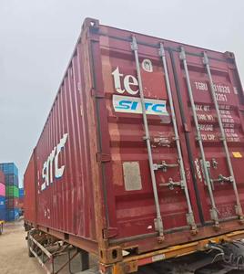 ตู้คอนเทนเนอร์มือสองขนาด 40hq 20 ฟุต 40 ฟุต อัตราค่าขนส่งตู้คอนเทนเนอร์ 40hq สำหรับการส่งออก - Product Image 2