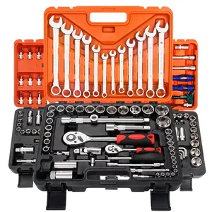 Hot Sale 61 Pcs Tool Set Hand Box Case Kit Hardware Car And Multitool Bicycle Mechanic Automotive Tools