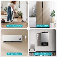 Prise électrique GFCI à 2 broches NANDAO ETL 10A 120V, version américaine, sans mise à la terre, auto-test, protection contre les fuites, pour nettoyeur haute pression