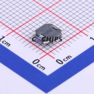 TS-1076S-A3B2 Tactile Switch SMD-4P,5.2x5.2mm Switch Single Pole Single Throw Round Button 1.8N Vertical Mount - Product Image 2