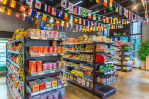 Guichang-estantes personalizados de un solo lado para almacenamiento, suministros de supermercado, farmacia, tienda, diseño <span class=keywords><strong>interior</strong></span> - Product Image 4