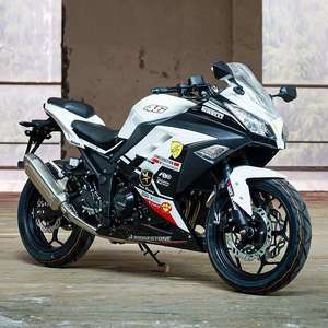 รถจักรยานยนต์ Lingmu HL200-5H สตรีทไบค์ สองสูบ ขนาดเล็ก รุ่น Ninja <span class=keywords><strong>Horizon</strong></span> สำหรับผู้ใหญ่ที่มีน้ำหนักมาก ประหยัดน้ำมัน ผลิตที่กวางกง ประเทศจีน - Product Image 4