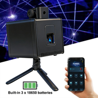 Proyector Láser Cúbico Wifi Igreslite 2W 3W 4W 5W, Proyector Láser de Animación con Batería, Proyector Láser Cúbico 3D Inalámbrico con APP