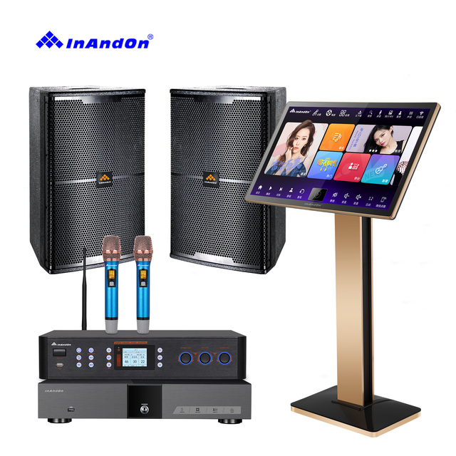 InAndOn 21.5inch 6TB V5 MAX Full Set Karaoke System Machine Home KTV Karaoke System Machine