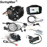 Kit moteur haute vitesse 72V universel QS120 2kw avec contrôleur programmable ND72260, freins hydrauliques pour vélo électrique, combo d'alimentation EV