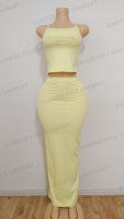 Robe longue décontractée pour femme, col carré, couleur unie, lavable, en coton de haute qualité, idéale pour les vacances à la plage - Commande personnalisée