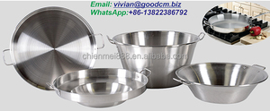 Saludable y multipropósito de acero inoxidable Caso olla Pan <span class=keywords><strong>Wok</strong></span> freír fry olla - Product Image 6