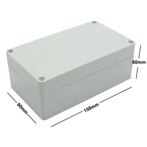 China Ningbo fábrica 158x90x60mm IP65 caja de control de Caja impermeable de plástico para electrónica