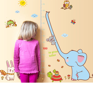 Altezza Misura Righello <span class=keywords><strong>Adesivi</strong></span> Murali Elefante La Scuola Materna Camera Dei Bambini a Crescere Più Alto Altezza Grafico Adesivo da Parete per Bambini - Product Image 5
