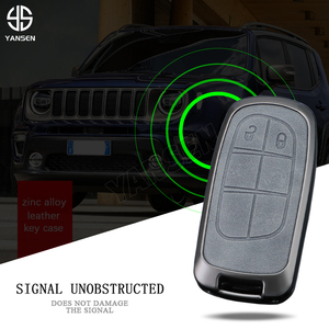 2024ใหม่เคสใส่กุญแจรถสำหรับ JEEP RENEGADE Grand Cherokee Wrangler <span class=keywords><strong>JL</strong></span> JK JLU XD 2018-2022อุปกรณ์เสริมป้องกันกุญแจ - Product Image 6
