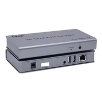 Extenseur HDTV Full HD 4K 30Hz 120M TX RX USB KVM, support Ethernet Cat5e Cat6, convertisseurs et répartiteurs vidéo
