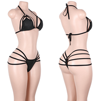 Vêtements de danse exotique en gros : Ensembles deux pièces à lacets, combinaisons et strings pour danseuses de strip-tease, costumes de club, équipement de performance