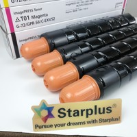 Kartrid Toner Warna Starplus Factory Wholesale T01/T07 NPG72/GPR56/CEXV52 untuk Canon IPR C65/C60/C600/C650/C700/C750/C800/C850