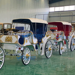 Nouvelle Conception 2026 : Voiture de Mariage Style Calèche, Calèches de Tourisme pour Parcs à Vendre, Véhicule à 4 Roues, Buggy Touristique Rétro - Product Image 5