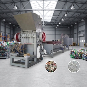 Linea di Produzione Completamente Automatica per Frantumazione, Lavaggio e Asciugatura di Bottiglie PET da 1000kg/h con <span class=keywords><strong>Separatore</strong></span> a Flottazione per Lavorazione RPET di Grado Alimentare - Product Image 1