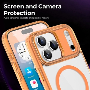 Funda Magnética Transparente para Teléfono, Compatible con iPhone 17, 11, 12, 13 Pro Max, 14, 15, 16 Plus, 17 Air, Carga Inalámbrica, Protección - Product Image 6