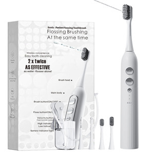 Cepillo de dientes eléctrico 3 en 1 de la mejor calidad <span class=keywords><strong>2023</strong></span> y herramienta de limpieza de dientes con hilo dental de agua - Product Image 1