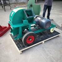 Broyeur de bois diesel multifonctionnel Broyeur à marteaux Broyeur d'arbre de jardin Broyeur de bois pour bois