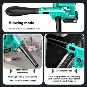 Souffleur de feuilles électrique sans fil 21V à batterie lithium, portable, à moteur balai, livraison rapide, pour usage domestique et industriel - Product Image 4