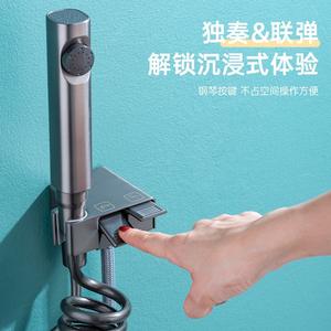 Válvula de descarga Morning Dew Piano Key para inodoro de doble descarga con entrada de 4 puntos, compatible con inodoros de diámetro interior estándar - Product Image 4