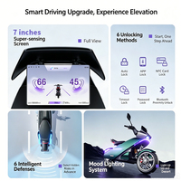 SCOOX X7 MAX80 Dual Lithium Battery Intelligent Long-Lasting Battery Electric Motorcycle