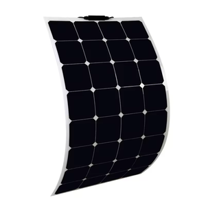 Panneau solaire monocristallin bifacial tout noir 200W, <span class=keywords><strong>semi</strong></span>-flexible, demi-cellule, double verre, ETFE, 12V <span class=keywords><strong>pour</strong></span> camping-car, bateau et applications marines - Product Image 4